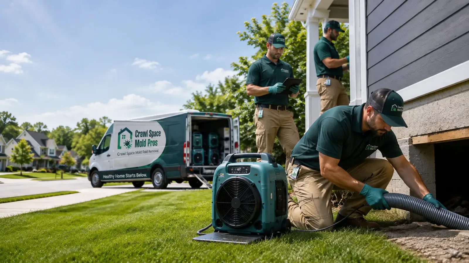 Crawl Space Mold Removal in Meridian, CA